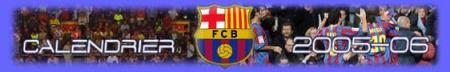 calendrier 2005 - 2006