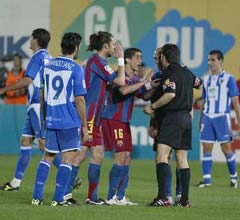 le fc barcelone tenu en echec a malaga